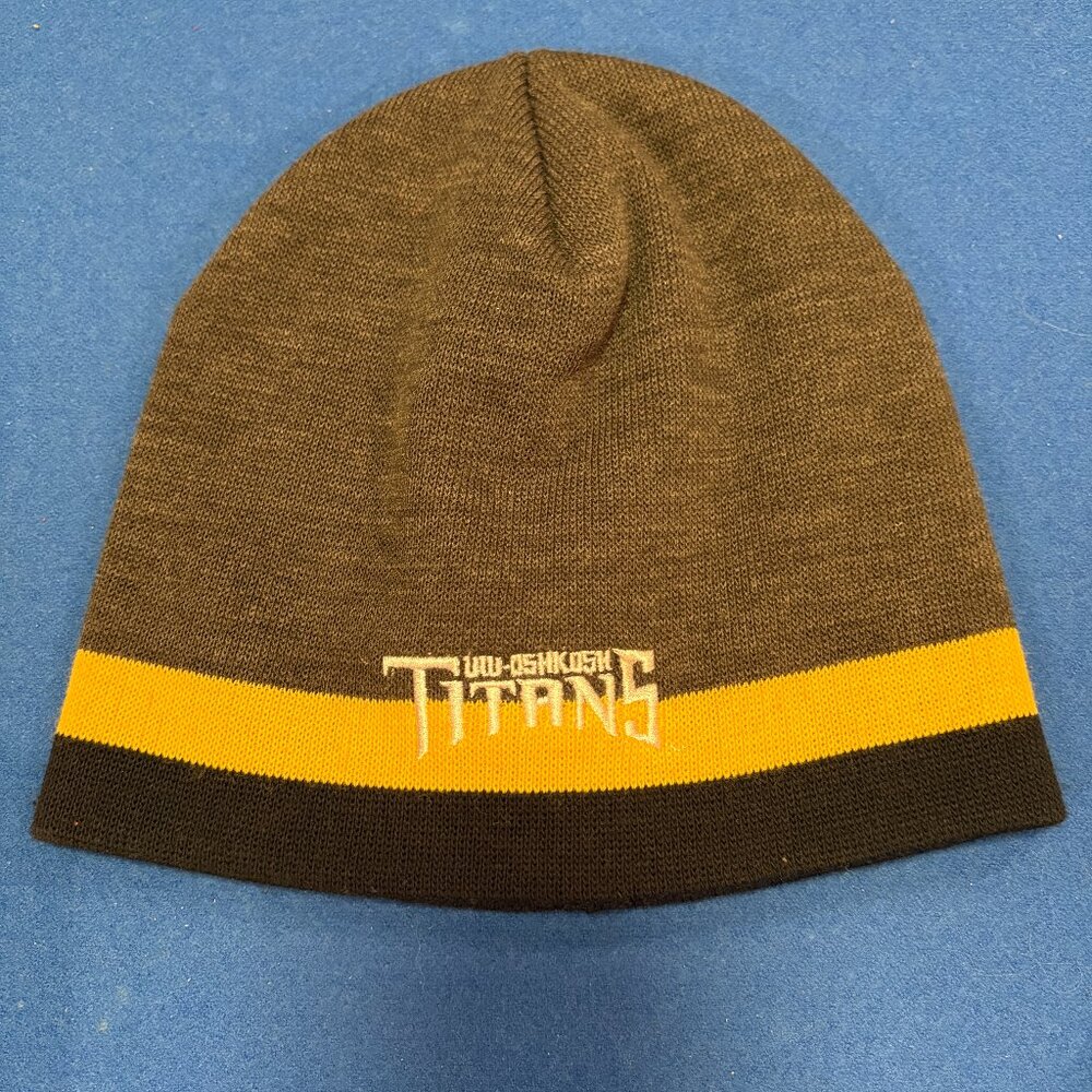 UW-Oshkosh Titans Winter Beanie Hat One Size Fits Most